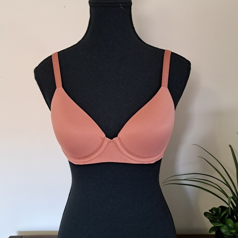 Aerie Real Free Bra 32B Women's Full Coverage Bra Light Brown NWOT